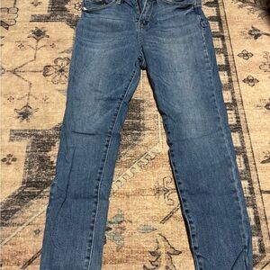 Wax Jean Straight-Leg Women's Jeans in Blue Denim